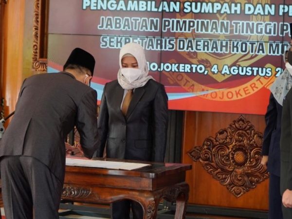 Gaguk Tri Prasetyo, Resmi Dilantik Sebagai Sekdakot Mojokerto