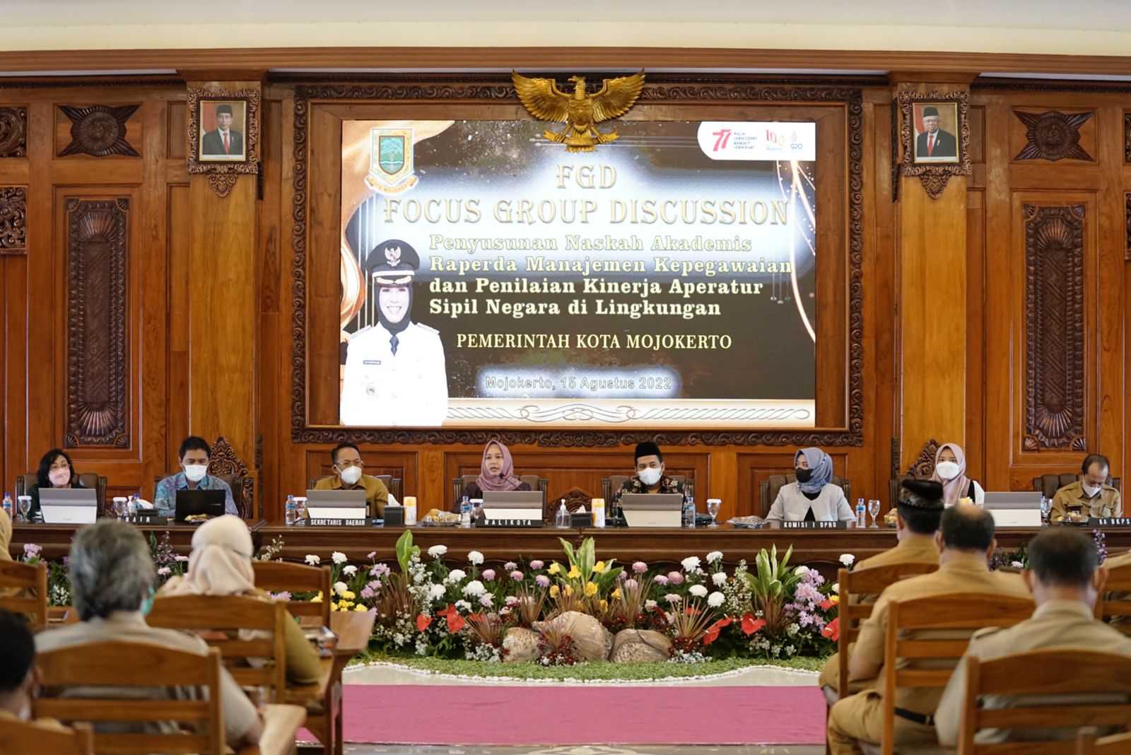 Komitmen Tingkatkan Kualitas Manajemen Kepegawaian, Pemkot Mojokerto Gelar FGD Penyusunan Raperda