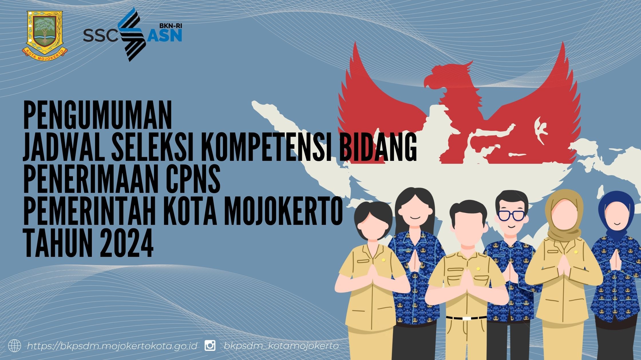 Jadwal Seleksi Kompetensi Bidang Penerimaan CPNS Kota Mojokerto Tahun 2024