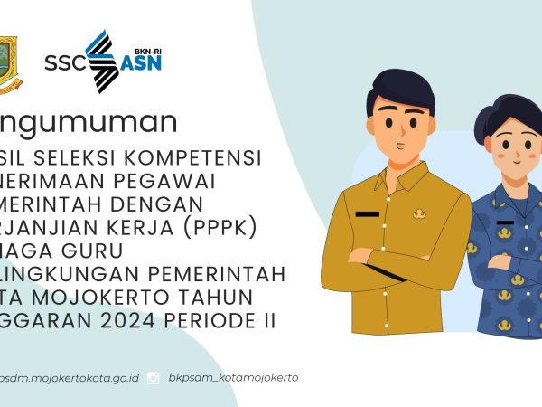 Pengumuman Hasil Seleksi Kompetensi Penerimaan PPPK Guru Formasi Tahun 2024 Periode II